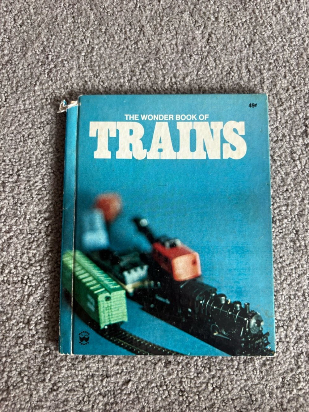 3/$20 VINTAGE 1975 The Wonder Book of Trains – 1st Library Printing 🚂 Baby Boy